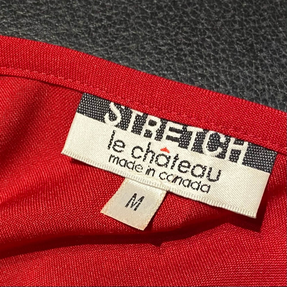 Le Chateau Vintage Wrap Mini Skirt Size Small - Picture 6 of 7